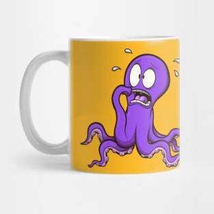 Scared Octopus Mug